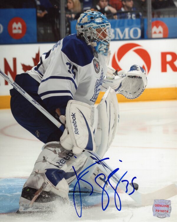 Jean-Sebastian Giguere Toronto Maple Leafs Autographed 8x10 Photo