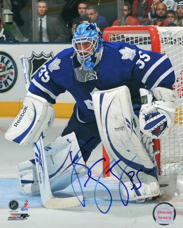 Jean-Sebastian Giguere Toronto Maple Leafs Autographed 8x10 Photo