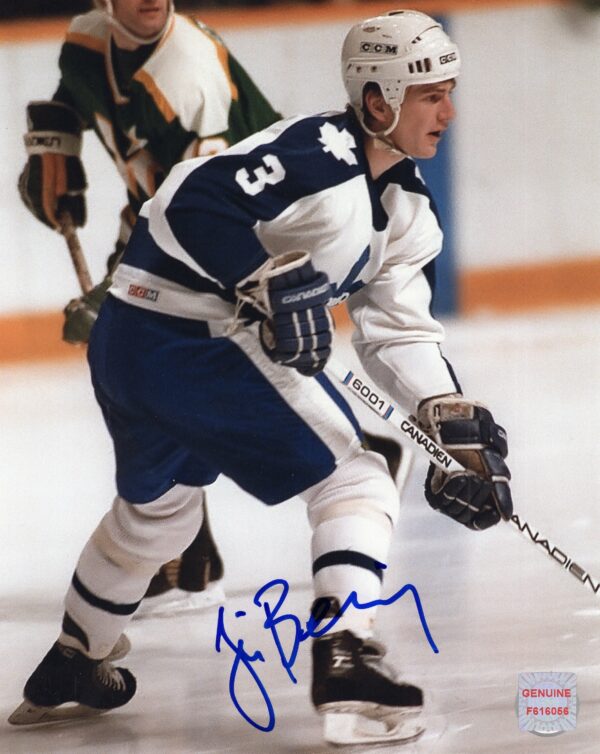 Jim Benning Toronto Maple Leafs Autographed 8x10 Photo