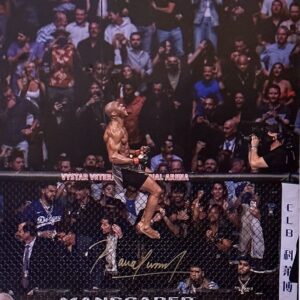 Kamaru Usman Autographed 16x20 UFC Photo