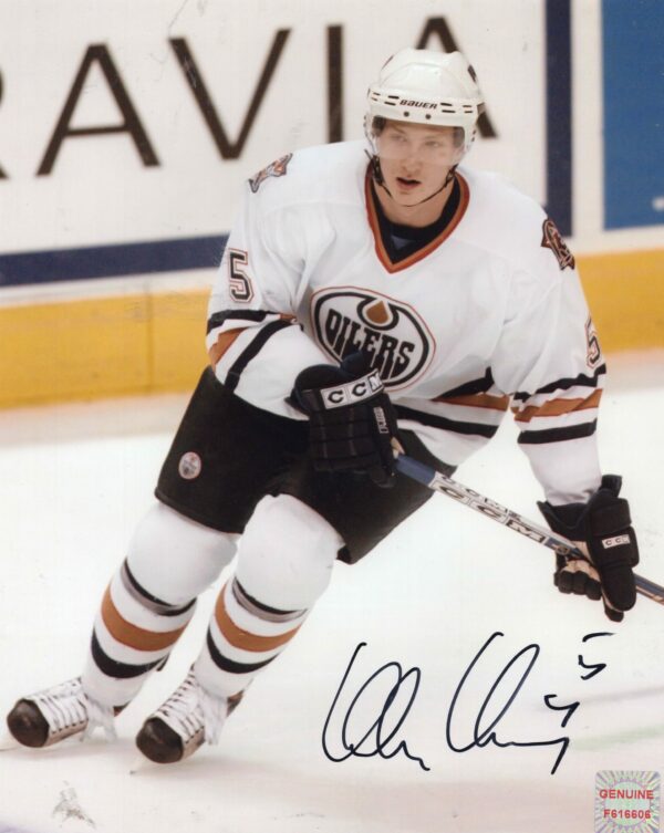 Ladislav Smid Edmonton Oilers Autographed 8x10 Photo
