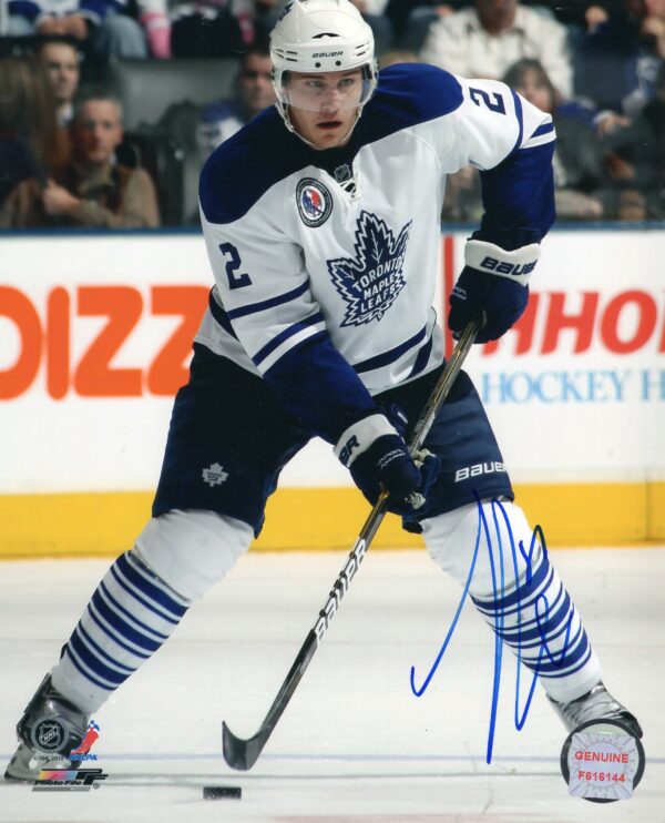 Luke Schenn Toronto Maple Leafs Autographed 8x10 Photo