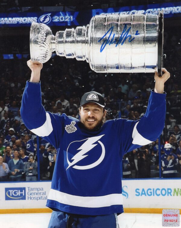 Luke Schenn Tampa Bay Lightning Autographed 8x10 Photo