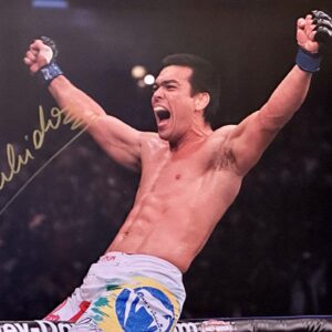 Lyoto Machida Autographed 16x20 UFC Photo