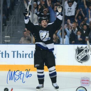 Martin St.Louis Tampa Bay Lightning Autographed 8x10 Photo