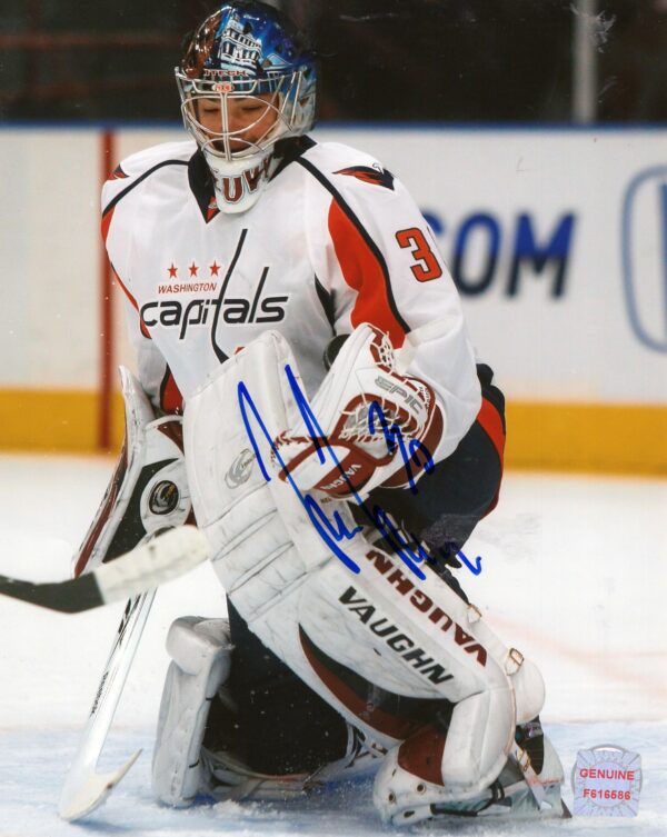 Michal Neuvirth Washington Capitals Autographed 8x10 Photo