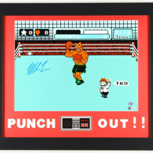 Mike Tyson Autographed "Punch-Out" Custom Framed Photo Display (Beckett & Tyson)