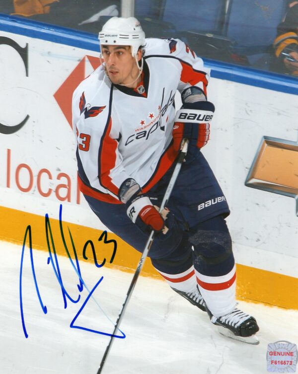 Milan Jurcina Washington Capitals Autographed 8x10 Photo