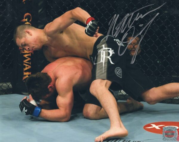 Nate Diaz UFC Autographed 8x10 Photo