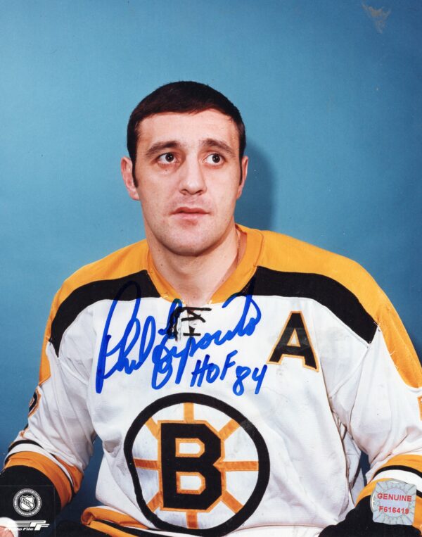 Phil Esposito Boston Bruins Autographed 8x10 Photo