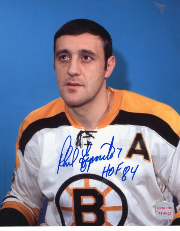 Phil Esposito Boston Bruins Autographed 8x10 Photo