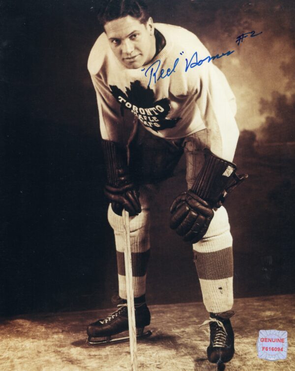 Red Horner Toronto Maple Leafs Autographed 8x10 Photo