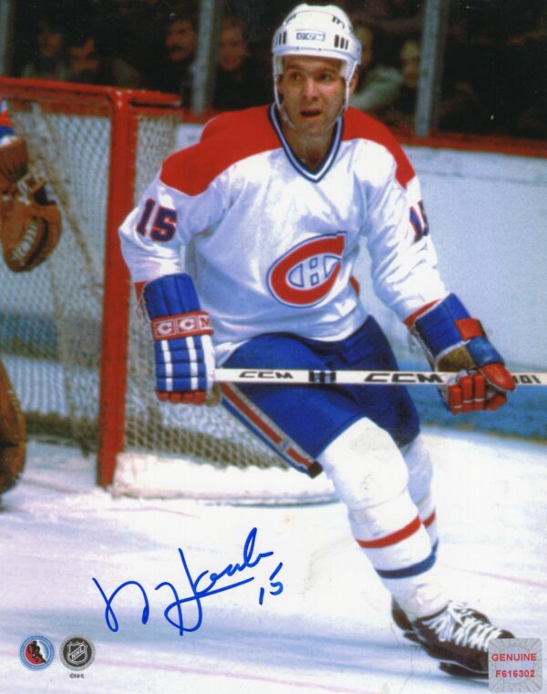 Rejean Houle Montreal Canadiens Autographed 8x10 Photo