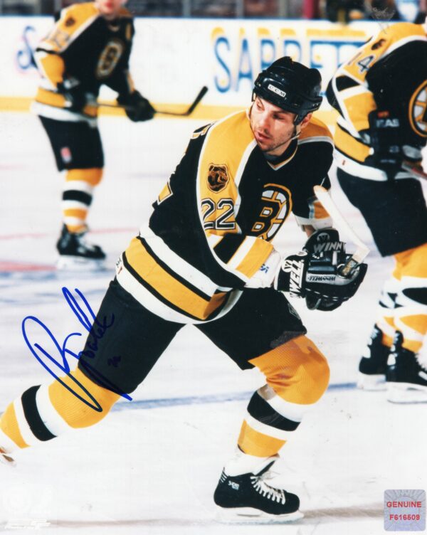 Rick Tocchet Boston Bruins Autographed 8x10 Photo
