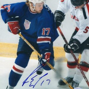 Rob Schremp Edmonton Oilers (Team USA World Juniors) Autographed 8x10 Photo