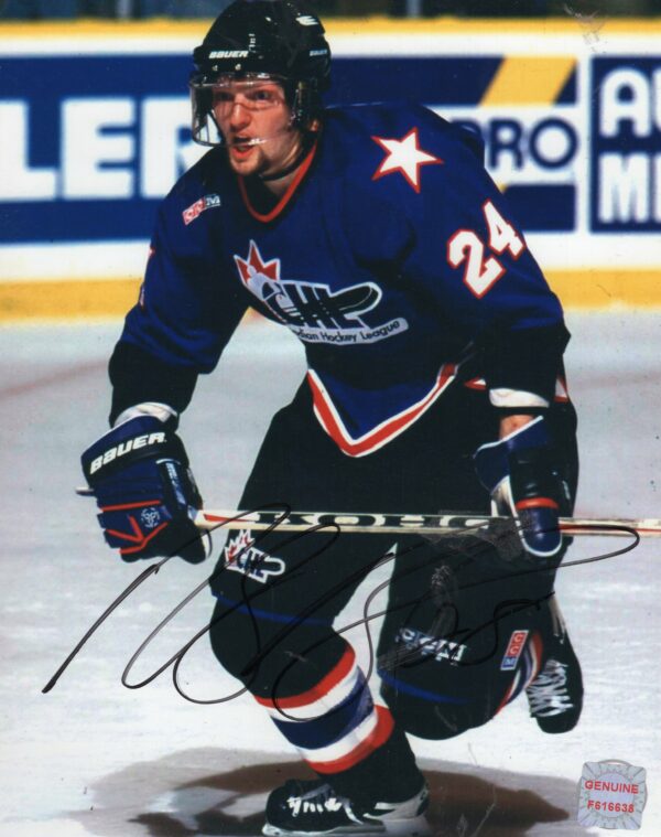 Robyn Regehr Calgary Flames Prospect Autographed 8x10 Photo