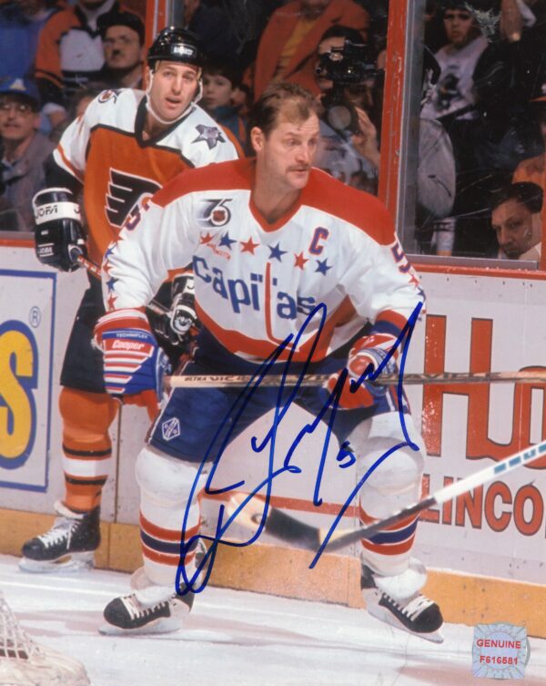 Rod Langway Washington Capitals Autographed 8x10 Photo