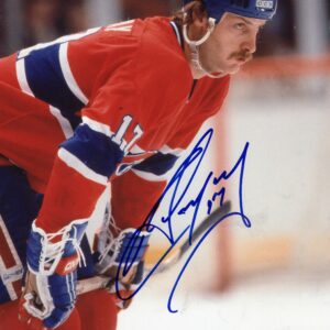 Rod Langway Montreal Canadiens Autographed 8x10 Photo