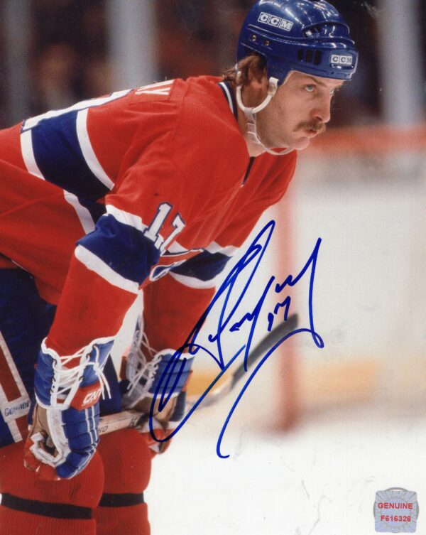 Rod Langway Montreal Canadiens Autographed 8x10 Photo