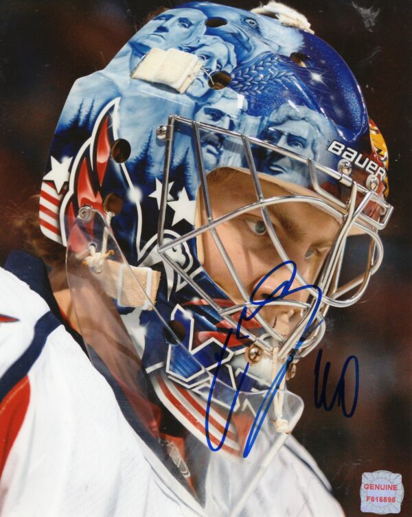 Semyon Varlamov Washington Capitals Autographed 8x10 Photo