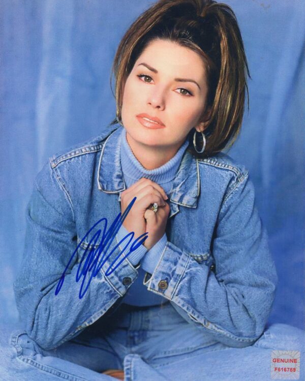 Shania Twain Autographed 8x10 Photo