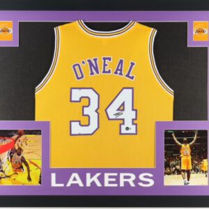 Shaquille O'Neal Los Angeles Lakers Framed Jersey