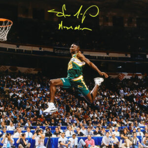 Shawn Kemp Seattle Supersonics Autographed 16x20 Photo