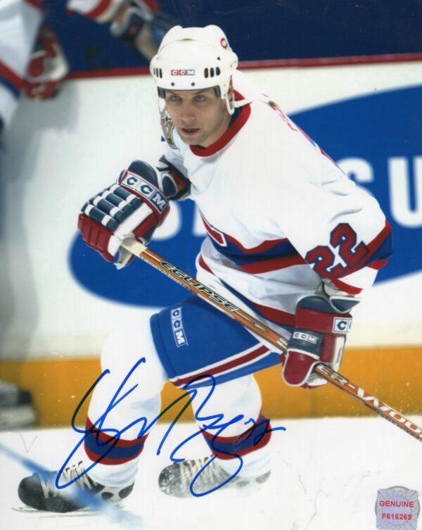 Steve Begin Montreal Canadiens Autographed 8x10 Photo