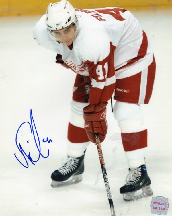 Valterri Filppula Detroit Red Wings Autographed 8x10 Photo