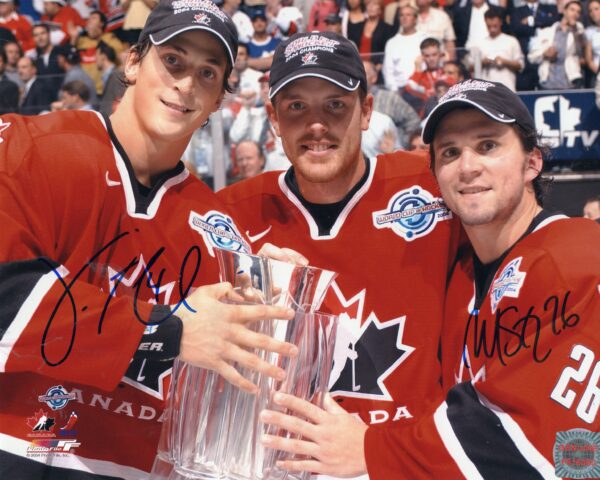 Vincent Lecavalier & Martin St.Louis Team Canada Autographed 8x10 Photo