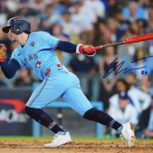 Ernie Clement Toronto Blue Jays Hitting Pose Autographed 8x10 Photo