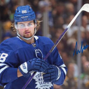 William Nylander Toronto Maple Leafs Classic Blue Jersey Autographed 8x10 Photo