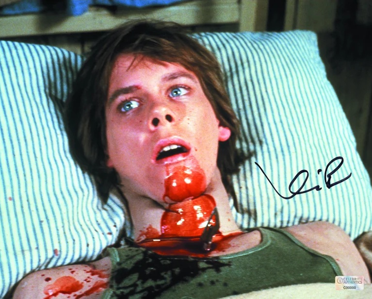 Kevin Bacon Autographed 1980 Friday the 13th Jack 8x10 Photo