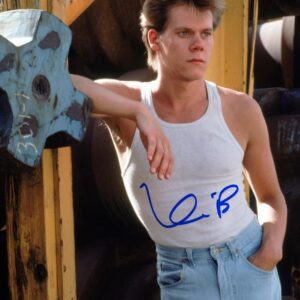 Kevin Bacon Autographed 1984 Footloose Ren 8x10 Photo