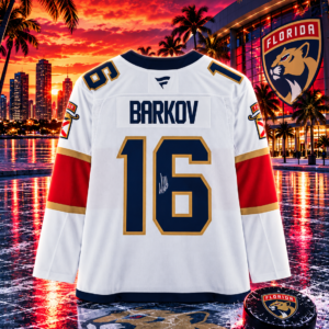 Aleksander Barkov Florida Panthers Autographed White Fanatics Premium Jersey