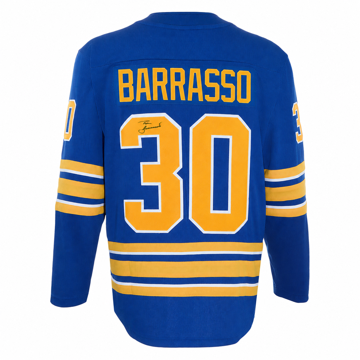 Tom Barrasso Buffalo Sabres Autographed Fanatics Breakaway Jersey - Image 3