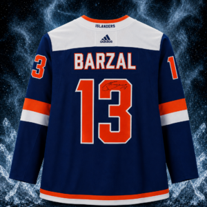 Mathew Barzal New York Islanders Autographed 2024 Stadium Series adidas Authentic Jersey
