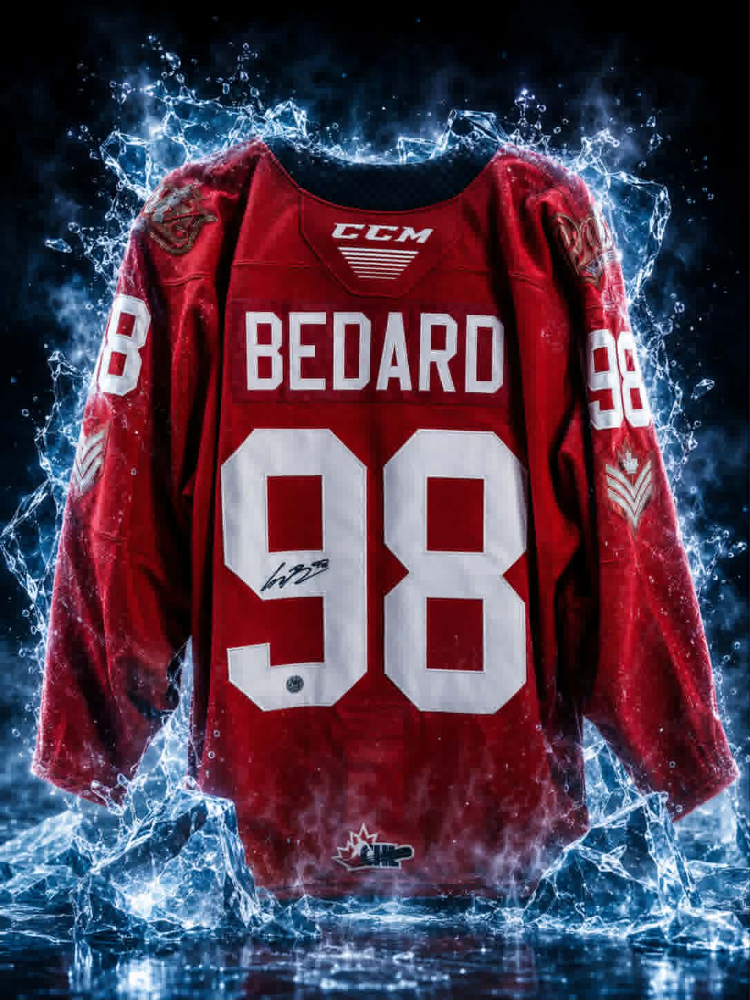 Connor Bedard Regina Pats Specialty 3rd Jersey Autographed Jersey