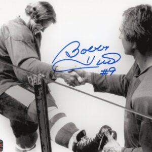 Bobby Hull Chicago Blackhawks Shaking Hands Autographed 8x10 Photo