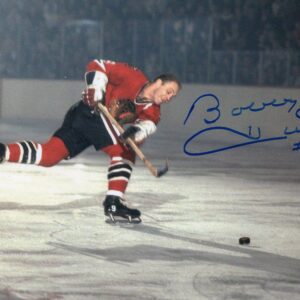 Bobby Hull Chicago Blackhawks The Golden Jet Autographed 8x10 Photo