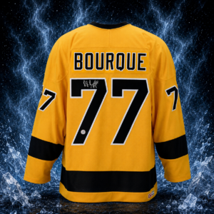 Ray Bourque Autographed Boston Yellow Custom Throwback Style Jersey