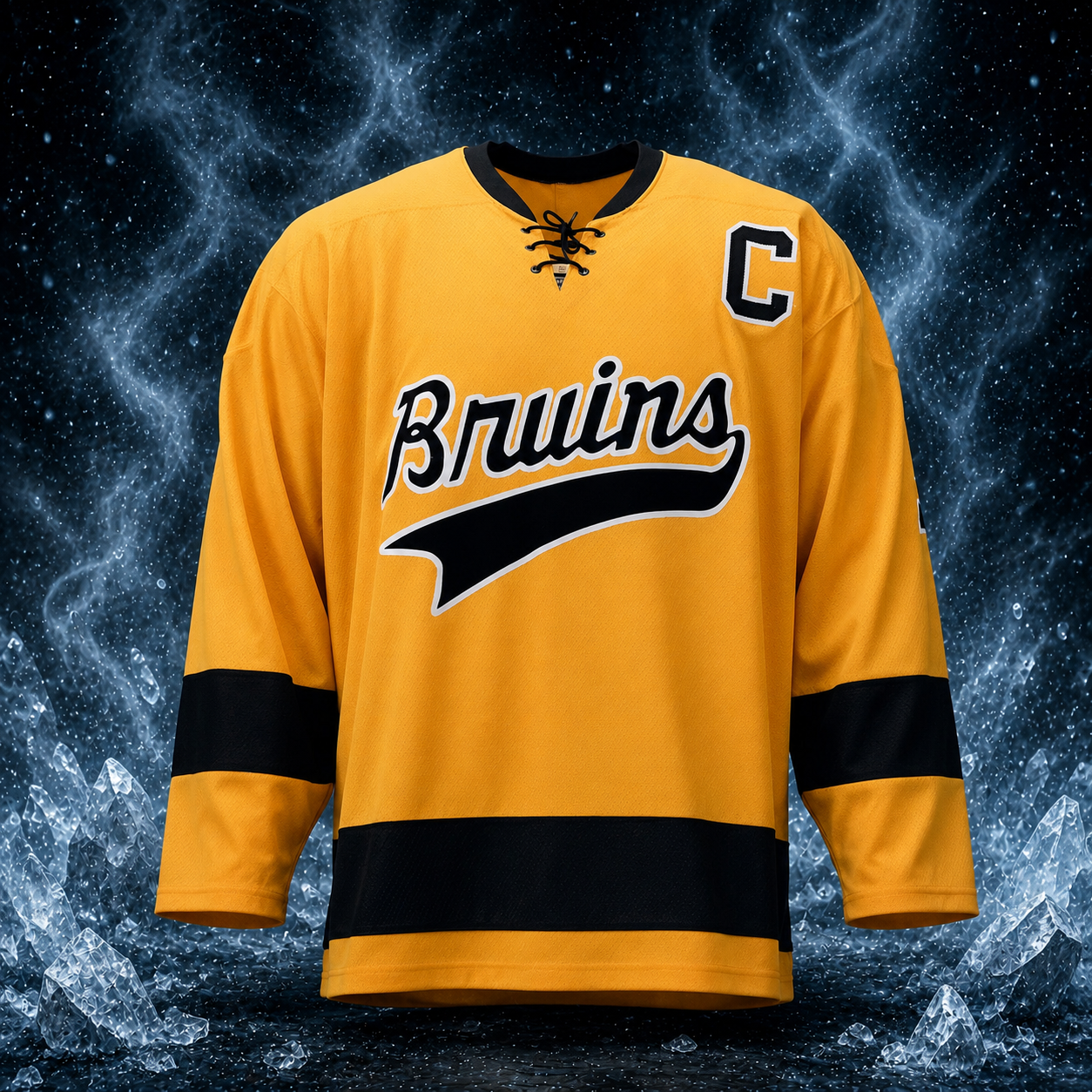 Ray Bourque Autographed Boston Yellow Custom Throwback Style Jersey - Image 2
