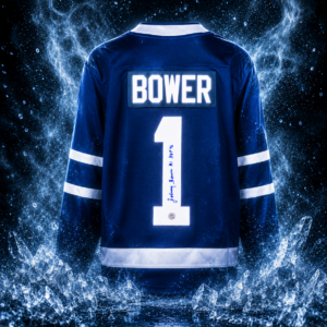 Johnny Bower Autographed Toronto Maple Leafs Fanatics Breakaway Jersey