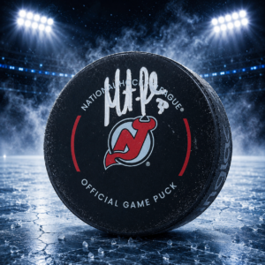 Martin Brodeur New Jersey Devils Autographed Official Game Puck