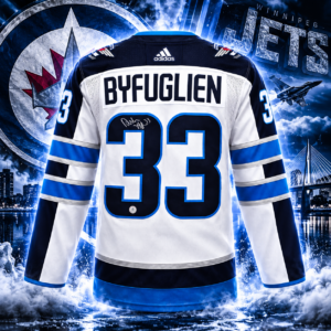 Dustin Byfuglien Autographed Winnipeg Jets White Adidas Jersey