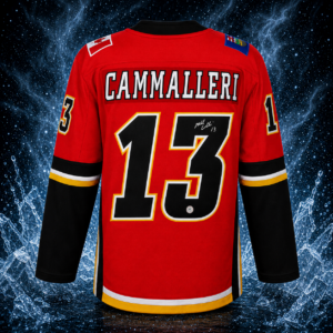 Mike Cammalleri Autographed Calgary Flames Red Fanatics Breakaway Jersey