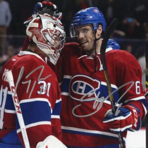 Shea Weber & Carey Price Montreal Canadiens Celebrating A Win Autographed 8x10 Photo