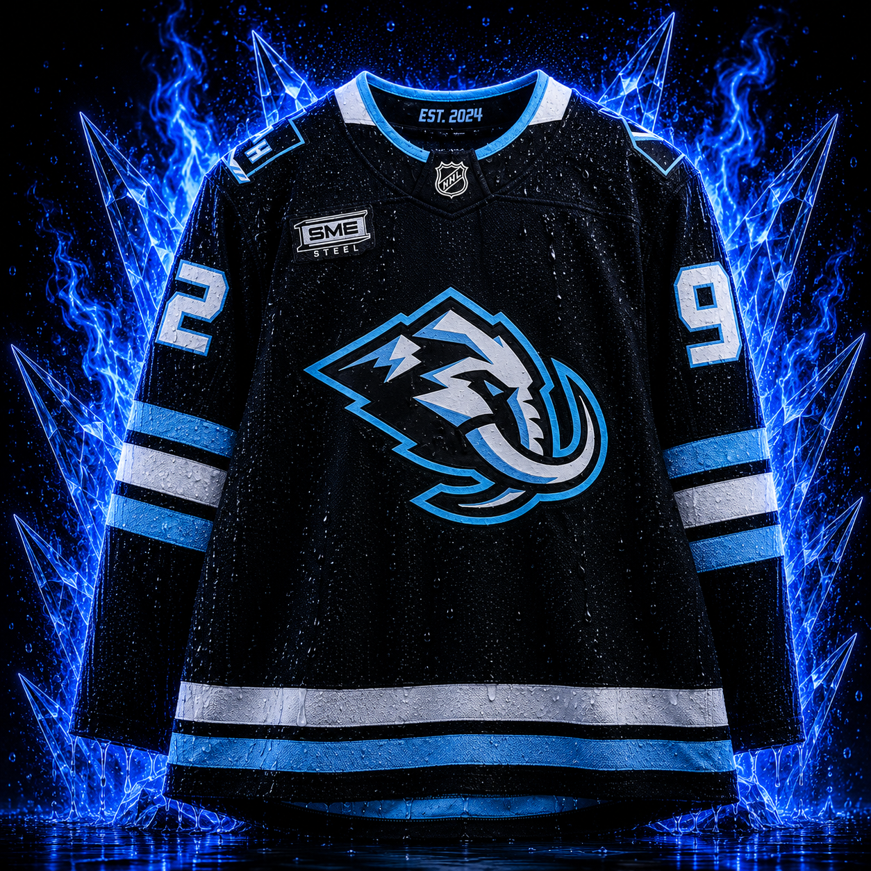 Logan Cooley Utah Mammoth Game-Used #92 Black Jersey Worn During Round One of the 2026 Stanley Cup Playoffs vs. Vegas Golden Knights - Image 2