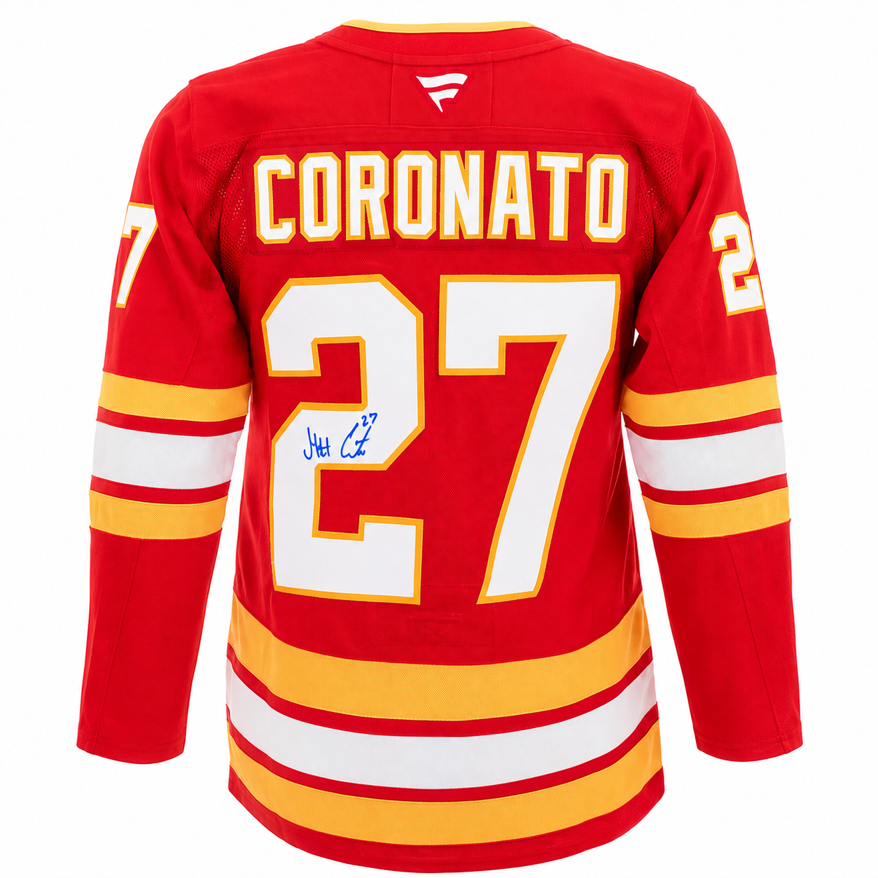 Matt Coronato Autographed Calgary Flames Fanatics Premium Jersey - Image 4
