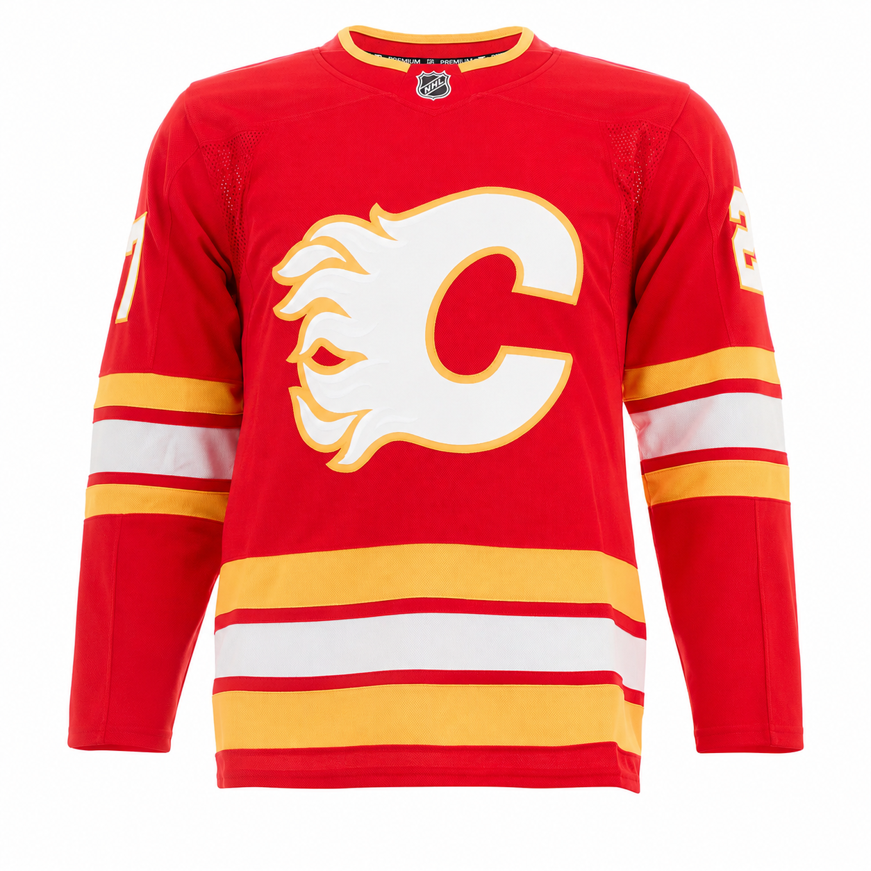 Matt Coronato Autographed Calgary Flames Fanatics Premium Jersey - Image 3
